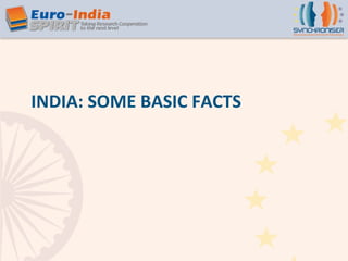 INDIA: SOME BASIC FACTS  