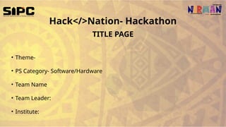 @Nirman_5th Edition - Template.pptx ppt. | PPTX