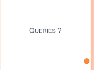 QUERIES ?
 