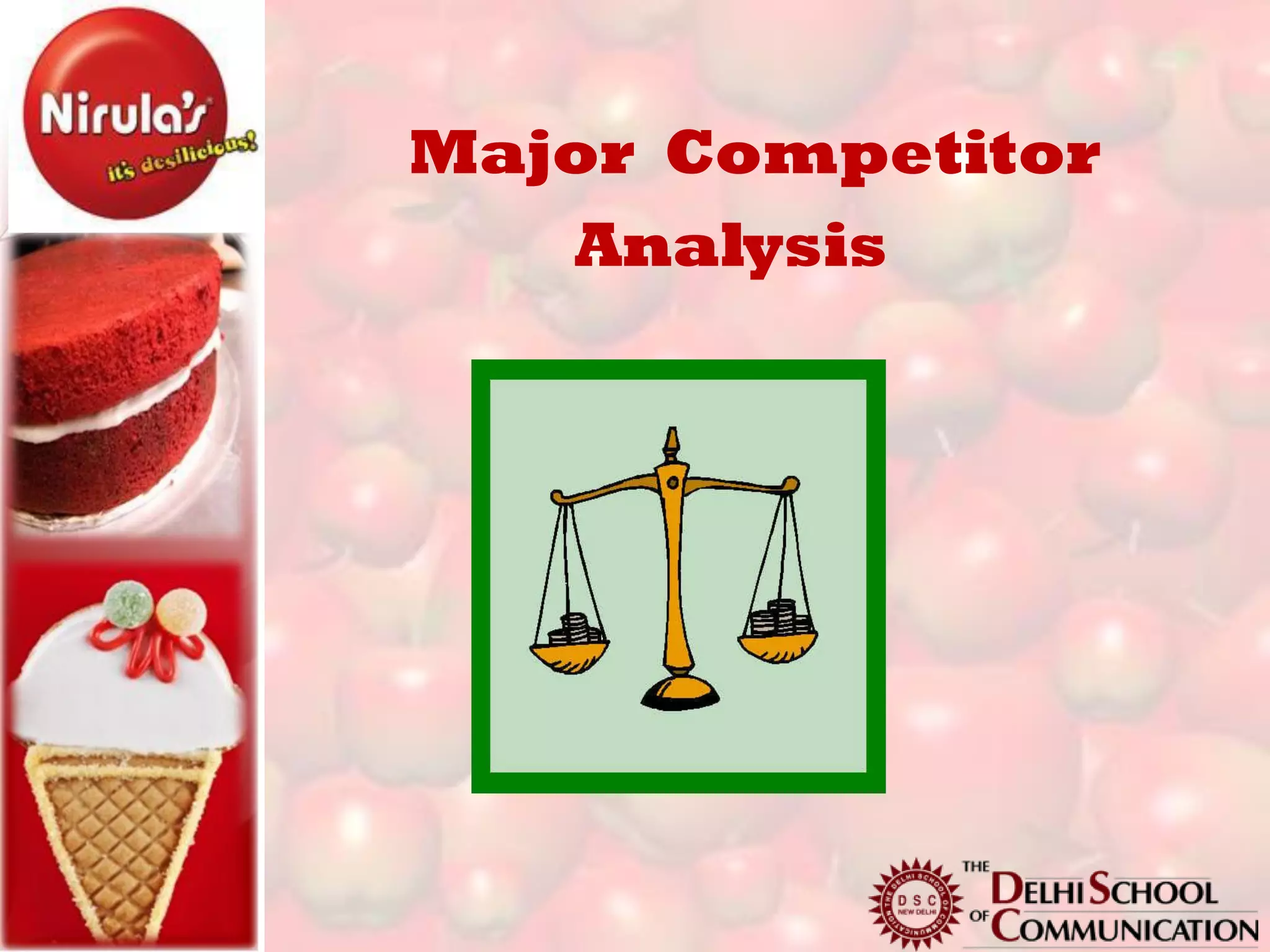 Major Competitor
   Analysis
 