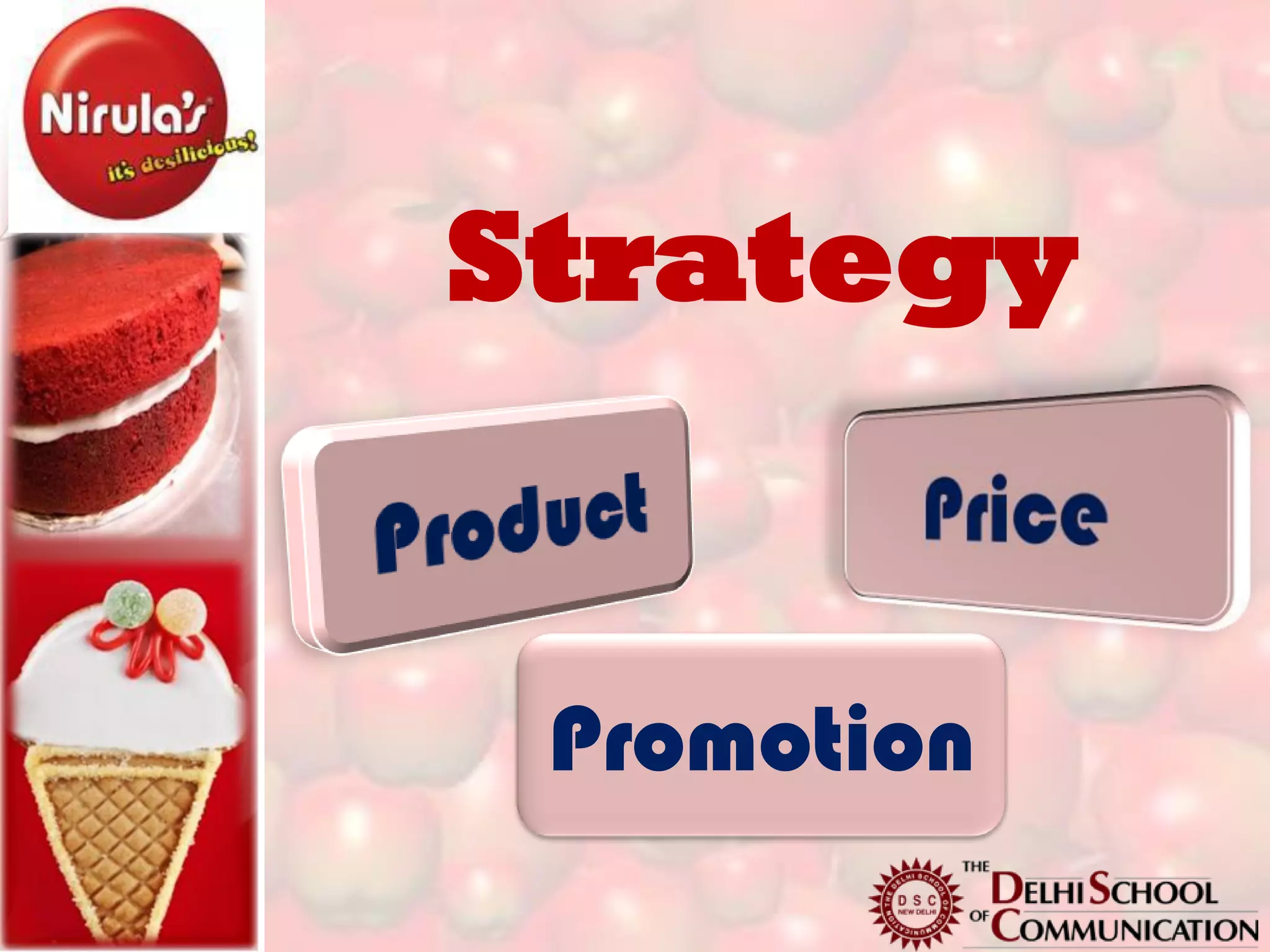 Strategy


 Promotion
 
