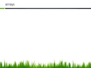 arrays
 
