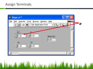 Assign Terminals
 