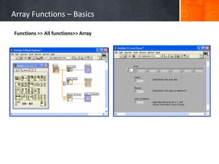 Array Functions – Basics

Functions >> All functions>> Array
 