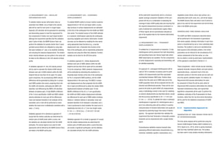 NISAR Science Users’ Handbook NISAR Science Users’ Handbook
L2 REQUIREMENT 658 – SECULAR
DEFORMATION RATE
To validate relative secular deformation rates (or
velocities) from NISAR, Line-of-Sight (LOS) velocity
data will be used for each pixel in a target region.
Separate LOS velocities will be generated for ascending
and descending passes to meet the requirement for
two components of motion over each target location.
Although the requirement specifies that the validation
span 3 years of data, the NISAR Science Team can
perform the validation for periods shorter than 3 years
provided annual effects are mitigated by using data
that span multiples of 1 year, or by explicitly modeling
and removing the seasonal displacements. The relative
vector velocity between any two points in the scene will
be taken as the difference in the LOS velocity at those
points.
In validation approach #1, the LOS velocity product
will be used to calculate the relative InSAR velocity
between each pair of GNSS stations within the SAR
footprint that are less than 50 km apart. For subse-
quent comparison, the accompanying GNSS velocity
differences will be generated by taking the 3-compo-
nent GNSS position time series, projecting them into
the InSAR LOS direction, estimating the GNSS LOS
velocities, and differencing the GNSS LOS velocities
between all stations pairs. To test NISAR’s fulfillment
of the 2 mm/y specification, InSAR and GNSS relative
velocity estimates for each pair will be differenced,
mean and standard deviation of all residuals will be
calculated, and a t-test will be performed to check
whether the mean error is statistically consistent with a
value ≤ 2 mm/y.
Validation approach #2 is identical to approach #1
except that the relative velocities are determined for
random pairs of InSAR pixels within a scene, and
the statistics are calculated directly from the InSAR
estimates. The cal/val regions to be used for both
approaches will be defined by the NISAR Science Team
and listed in the NISAR cal/val plan.
L2 REQUIREMENT 660 – COSEISMIC
DISPLACEMENTS
To validate NISAR’s ability to recover relative coseismic
displacements of 100 mm and larger within a scene,
step functions in surface displacements are estimated
at the time of the earthquake from the InSAR and GNSS
time series. The simplest version of the InSAR estimate
is a coseismic interferogram spanning the earthquake,
assuming negligible post-seismic deformation. Greater
accuracy can be obtained by modeling the time series
using appropriate basis functions (e.g., a secular
displacement rate, a Heaviside time function at the
time of the earthquake, and an exponential postseismic
response) and using the offset thus obtained. A similar
analysis can be done for the GPS time series.
In validation approach #1, relative displacements
between each pair of GNSS stations within the SAR
footprint and less than 50 km apart will be calculated.
To do the comparison, GNSS coseismic displacements
will be estimated by estimating the amplitude of a
Heaviside basis function at the time of the earthquake
for the 3-component GNSS positions, and the InSAR
displacements in the same way. The GNSS 3-compo-
nent displacements are then projected into the InSAR
line of sight and differenced to obtain the relative GNSS
displacements between all station pairs. To test
NISAR’s fulfillment of the 4(1+L½
) mm specification,
the InSAR and GNSS relative displacement estimates
are differenced for each pair of GNSS station locations,
distance L between stations is calculated, mean and
standard deviation of all residuals is calculated, and a
t-test is performed to check whether the mean error is
statistically less than 4(1+L½
) mm over length scales
0.1 km < L < 50 km (e.g., ≤ 5 mm at 0.1 km and
≤ 32 mm at 50 km).
Validation approach #2 is similar to approach #1 except
that the relative displacements are determined for
random pairs of InSAR pixels within a scene that does
not include a significant earthquake, and the statistics
are calculated directly from the InSAR estimates.
56
All the solid Earth requirements call for a minimum
spatial coverage component. Validation of this com-
ponent will rely on a combination of assessing the
coverage of basic InSAR-quality data and ensuring that
the required measurement accuracy is achieved in a
suite of selected but comprehensive regions. Many
of these regions will be automatically evaluated as
part of the targeted sites for the transient deformation
requirement.
L2 REQUIREMENT 663 – TRANSIENT
DISPLACEMENTS
To validate the L2 requirements on transients, 12-day
interferograms will be produced from both descending
and ascending tracks over diverse target sites where
GNSS observations are available. The two components
of vector displacement, ascending and descending, will
be validated separately.
For approach #1, unwrapped interferograms will be
used at 100-m resolution to produce point-to-point
relative LOS measurements (and their associated
uncertainties) between GNSS sites. Position obser-
vations from the same set of GNSS sites and at the
InSAR acquisition times will be projected into the LOS
direction and differenced pairwise. These will be com-
pared to the point-to-point InSAR LOS measurements
using a methodology similar to that used for validating
co-seismic displacements (as described above), except
that the accuracy specification is 3(1+ L½
) mm over
0.1 km < L < 50 km. To validate the noise in individual
interferograms in approach #2, interferograms over a
set of non-deforming sites will be utilized. In practice,
characterization of transient deformation will usually be
improved by examining longer time series of interfer-
ograms – the approach described here validates the
requirement that short timescale or temporally complex
transients can be characterized with a single interfer-
ogram.
Comprehensive validation requires transient sites
possessing different deformation characteristics (e.g.,
volcanoes, landslides, aquifers, hydrocarbons, etc.),
vegetation covers (forest, shrub, bare surface, etc.),
seasonality (leaf on/off, snow, etc.), and terrain slopes.
The NISAR Science Team will select a set of cal/val re-
gions to be used for this requirement and will list those
sites in the NISAR cal/val plan.
GENERALIZED TIME SERIES ANALYSIS
The InSAR and GNSS comparisons described above
will be performed in the framework of generalized
time series analysis, whereby information in each time
series is characterized by one or more underlying basis
functions. The problem is cast as an overdetermined
least squares (LSQ) estimation problem, from which
parameters can be inferred for the simultaneous fit of
various components to the time series, on a sta-
tion-by-station or pixel-by-pixel basis. Implementation
of this approach is described in Section 6.1.2.
These components––which include secular velocities,
seasonal sinusoids, temporal offsets, and post-seismic
exponential decay––represent much of the non-
stochastic variance in the time series and are well-suit-
ed to the specific validation targets. For instance, for
Requirement 658 (secular deformation) the veloc-
ity component of these fits will be used, while for
Requirement 660 (coseismic deformation) the velocity,
Heaviside (instantaneous step), and exponential/
logarithmic components will be used. To perform the
validations, estimates of the fit parameters for these
functions, rather than the raw time series themselves,
will be used for the statistical comparisons of InSAR
and GNSS.
6.1.2 Implementation Approach for
Algorithm
GENERATION OF TIME SERIES FROM SETS
OF INTERFEROGRAMS
The time series analysis will be performed using the
Generic InSAR Analysis Toolbox (GIAnT) (Hetland et al.,
2012; Agram et al., 2013), which is openly download-
able from http://earthdef.caltech.edu. This toolbox
has been used in many studies including interseismic
57
 