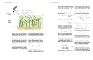NISAR Science Users’ Handbook NISAR Science Users’ Handbook
Ulaby et al., 1990). The total L-band backscatter from
vegetation arises from a combination of scattering and
attenuation of individual canopy components (trunk,
branch, and leaf) that can be represented as a sparse
scattering medium (Lang, 1981; Chauhan et al., 1994).
This approach requires knowledge of tree structure
(size, orientation, and density; or equivalently species
and biome), dielectric constant, and ground charac-
teristics (RMS height, correlation length, and dielectric
constant).
Simpler approaches only use the vegetation water con-
tent (VWC) to provide analytical forms for attenuation
and scattering effects. The most common model used
in microwave frequencies is the water cloud model that
includes two scattering components from the vegeta-
tion volume and its underlying ground but ignores the
Dominant scattering
mechanisms of
L-band SAR
measurements of
forest ecosystems
contributing to
NISAR dual-pol
backscatter
observations.
F I G U R E 6 - 2
volume-ground interaction (Attema and Ulaby, 1978).
Such models are mainly applicable for higher frequency
(C-band and above) characterization of the vegetation
backscatter (Matzler, 1994; Ulaby and El-rayes, 1987).
In this work, and for the fuller scattering model, the
backscattering coefficient is expressed as the com-
bination of three scattering components (Figure 6-2).
These are: 1) volume (vol) scattering, 2) volume and
surface interaction (vol-surf) and 3) surface scattering
(surf):
(6.2-1)
where p and q denote polarization of transmitted and
received radar signals, respectively. These can be
either vertical (v) or horizontal (h) in a linear polarization
radar system. The three dominant scattering terms are
Volume Surface Volume-Surface
Biomass (b)
Soil Surface
RMS Height (s)
Soil Dielectric Constant (e)
Forest
Height
(h)
shh
,
0
shv
,
0
σ pq
0
= σ pq-vol
0
+σ pq-vol-surf
0
+σ pq-surf
0
64
model is derived from a set of radar polarimetric mea-
surements at multiple frequencies (L-, C-, and X-bands)
and incidence angles (10°–70°) over rough soil surface
with a variety of moisture (dielectric constants) and
roughness (RMS height). The model provides good
agreements with radar backscatter measurements in
the field at L-band frequency and can be summarized
as:
where
Fresnel reflectivity of the surface at nadir.
The above model is used because it provides a simple
expression as a function of soil dielectric constant and
the surface RMS height. Other rough surface scatter-
ing models can also be used. Some examples are the
Integral Equation Method (IEM) model, small perturba-
tion method and Kirchhoff approximation. These models
have been compared and tested over study sites with
detailed ground measurements to suggest that 1) the
contribution from rough surface scattering is compar-
atively smaller than the volume and volume-surface
contributions, particularly in the forested environments
(therefore, the residual effects of the uncertainty of
surface scattering characterization is small), 2) the
Oh et al. (1992) model is preferred over other models
because of its simplicity (based only on two parame-
ters) and its direct link to backscattering coefficients of
the soil dielectric constant instead of soil moisture, and
3) other models such as the small perturbation method
have no cross polarized (HV) term and underestimate
the measurements of radar backscatter over bare
soil surfaces.
derived from basic electromagnetic theory by solving
Maxwell’s equations in a discrete random media (Saat-
chi and Lang, 1989; Lang, 1981; Tsang et al., 1985;
Saatchi and McDonald, 1997; Chauhan et al., 1991).
These terms can be expressed in a closed and
semi-empirical form as:				
		 				
(6.2-2)
		 (6.2-3)
(6.2-4)
where is the scattering from rough soil
surface and can be represented by the semi-empiri-
cal model of Oh et al. (1992). The surface reflectivity
pq
(e,s) in the vol-surf backscatter is given by:
						
				 (6.2-5)
where Rp
() is the Fresnel reflection coefficient of
semi-infinite soil medium at polarization p with the
dielectric constant of  and exp (-k2
s2
cos q2
) rep-
resents the Kirchhoff’s damping factor associated with
the RMS height (s) of the surface (Fung et al., 1981), k
is the wavenumber, q is the local incidence angle, and
b is the above ground biomass density in the unit of
Mg ha-1
. The Fresnel reflection coefficients in terms of
complex dielectric constant () are:
				 (6.2-6)
For the scattering from the rough soil surface Spq
(,s),
there are several models that can be adopted at the
L-band frequency. The semi-empirical model developed
by Oh et al. (1992) is used in the NISAR algorithm. This
σ pq-vol
0
= Apq
b
α pq
cosθ 1− exp −
Bpq
b
βpq
cosθ
⎛
⎝
⎜
⎜
⎞
⎠
⎟
⎟
⎡
⎣
⎢
⎢
⎤
⎦
⎥
⎥
σ pq-vol-surf
0
= Cpq
Γpq
(ε,s)b
γ pq
exp −
Bpq
b
βpq
cosθ
⎛
⎝
⎜
⎜
⎞
⎠
⎟
⎟
σ pq-surf
0
= Spq
(ε,s)exp −
Bpq
b
βpq
cosθ
⎛
⎝
⎜
⎜
⎞
⎠
⎟
⎟
σ pq-surf
0
= Spq
(ε,s)exp −
Bpq
b
βpq
cosθ
⎛
⎝
⎜
⎜
⎞
⎠
⎟
⎟
Γpq
= Rp
(ε)Rq
*
(ε) exp −k2
s2
cosθ2
( )
RH
=
cosθ − ε − sin2
θ
cosθ + ε − sin2
θ
RV
=
ε cosθ − ε − sin2
θ
ε cosθ + ε − sin2
θ
g = 0.7 1− exp −0.65 ks
( )
( )
1.8
⎡
⎣
⎢
⎤
⎦
⎥
, u = 0.23 Γ0
1− exp −ks
( )
⎡
⎣
⎤
⎦,
SHH
= g v cos3
θ RH
2
+ RV
2
( )
SVV
=
g
v
cos3
θ RH
2
+ RV
2
( )
SHV
= uSVV
65
(6.2-7)
and Γ0
=
1− ε
1+ ε
2
v = 1−
2θ
π
⎛
⎝
⎜
⎞
⎠
⎟
1
3Γ0
exp −ks
( ), and is the
 