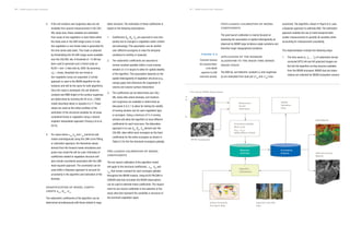 NISAR Science Users’ Handbook NISAR Science Users’ Handbook
tation structure. The estimation of these coefficients is
based on the following assumptions:
1. Coefficients Apq
, Bpq
, Cpq
are assumed to vary tem-
porally due to changes in vegetation water content
and phenology. This assumption can be verified
over different ecoregions to relax the temporal
variations to monthly or seasonal.
2. The radiometric coefficients are assumed to
remain constant spatially within a local moving
window (3×3 or larger) to allow for spatial stability
of the algorithm. This assumption depends on the
spatial heterogeneity of vegetation structure (e.g.,
canopy gaps) that influences the magnitude of
volume and volume-surface interactions.
3. The coefficients can be determined over CAL/
VAL study sites where biomass, soil moisture
and roughness are available or determined as
discussed in 6.2.1 to allow for testing the validity
of moving window size for each vegetation type
or ecoregion. Using a minimum of 3×3 moving
window will allow the algorithm to have different
coefficients for each local area. The alternative
approach is to use Apq
, Bpq
, Cpq
derived over the
CAL/VAL sites within each ecoregion as the fixed
coefficients for the entire ecoregion as shown in
Table 6.2 for the five dominant ecoregions globally.
PRE-LAUNCH CALIBRATION OF MODEL
COEFFICIENTS
The pre-launch calibration of the algorithm model
will apply to the structural coefficients, pq
, pq
and
gpq
, that remain constant for each ecoregion globally
throughout the NISAR mission. Using ALOS PALSAR or
UAVSAR data that simulates the NISAR observations
can be used to estimate these coefficients. The require-
ment for pre-launch calibration is the selection of the
study sites that represent the variability in structure of
the dominant vegetation types.
70
POST-LAUNCH CALIBRATION OF MODEL
COEFFICIENTS
The post-launch calibration is mainly focused on
assessing the assumption of spatial heterogeneity as
observed by NISAR large incidence angle variations and
therefore larger topographical variations.
APPLICATION OF THE BIOMASS
ALGORITHM TO THE NISAR TIME SERIES
IMAGE STACK
The AGB (b), soil dielectric constant () and roughness
(s) are estimated from dual-pol (s0
HH
and s0
HV
) mea-
surements. The algorithm, shown in Figure 6-6, uses
a Bayesian approach to estimate AGB. The estimation
approach enables the use of multi-temporal back-
scatter measurements to quantify all variables while
accounting for measurement uncertainty.
The implementation includes the following steps:
1. The time series (t1
, t2
, … tn
) of radiometric terrain
corrected (RTC) HH and HV polarized images are
fed into the algorithm as they become available
from the NISAR processor. NISAR dual-pol obser-
vations are collected for NISAR ecosystem science
F I G U R E 6 - 6
Flowchart showing
the implementation
of the NISAR
algorithm for AGB
estimation globally.
Radiometric
Terrain
Calibration
Time Series NISAR
Multi-Look
(shh
, sHv
)
Observations (100m)
NISAR
Validation
Data
Bayesian
Estimator
Uncertainty
Analysis
Algorithm
Initialization
Global Terrestrial
Ecoregion Map
Algorithm CAL/VAL
Data
SRTM Topography
Time Series NISAR Observations
AGB (Mg/ha)
AGB Uncertainty
(Mg/ha)
71
t1
t2
.
.
.
.
.
tn
3. If the soil moisture and roughness data are not
available from ground measurements in the CAL/
VAL study area, these variables are estimated
from areas of low vegetation or bare fields within
the study area or the SAR image scene. A crude
low vegetation or non-forest mask is generated for
the time series data stack. This mask is obtained
by thresholding the HV SAR image scene available
over the CAL/VAL site. A threshold of -13 dB has
been used to generate such a forest mask on
ALOS-1 and -2 data sets by JAXA. By assuming
hv
> forest_threshold, the non-forest or
low-vegetation areas are separated. A similar
approach is used in the NISAR algorithm for dis-
turbance and will be the same for both algorithms.
Once the mask is developed, the soil dielectric
constant and RMS height of the surface roughness
are determined by inverting the Oh et al., (1992)
model described above in equation 6.2-7. These
values are used as the initial condition of the
estimation of the structural variables for all areas
considered forest or vegetation using a nearest
neighbor interpolation approach (Troung-Loï et al.,
2015).
4. For cases where pq
, pq
and gpq
cannot be esti-
mated unambiguously using the LMA curve-fitting
or estimation approach, the theoretical values
derived from the forward model simulations and
power-law model fits will be used. Estimates of
coefficients related to vegetation structure will
also include uncertainty associated with the LMA
least-squared approach. The uncertainty can be
used within a Bayesian approach to account for
uncertainty in the algorithm and estimation of the
biomass.
QUANTIFICATION OF MODEL COEFFI-
CIENTS Apq
, Bpq
, Cpq
The radiometric coefficients of the algorithm can be
determined simultaneously with those related to vege-
s0
 