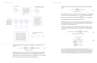 NISAR Science Users’ Handbook NISAR Science Users’ Handbook
The multi-temporal average of the 2n images is given by spq
. Classification C for each calibrated pixel x, y (or
segment k) is:
where the thresholds sT
r_iv
(qinc
) and sT
hh_iv
(qinc
) may be a function of the incidence angle, qinc
, and are determined
through a pre-launch and post-launch calibration process. sT
r_iv
(qinc
) is the threshold value for classification of in-
undated vegetation from the ratio of the polarization channels HH and HV,
σ HH
θinc
( )
σ HV
θinc
( )
and sT
hh_iv
(qinc
) is the threshold
value for classification of inundated vegetation from the HH backscatter given by σ HH
θinc
( ).
Find multi-temporal
average; calibrate indi-
vidual images relative
to the multi-temporal
average using data
outside of wetlands
mask.
IMAGE TIME SERIES CALIBRATED RELATIVE TO
MULTI-TEMPORAL AVERAGE
From the multi-tempo-
ral average image, use
calibrated classifi-
cation thresholds to
determine “typical” ex-
tent of open water and
inundated vegetation
over the time period of
the image sequence.
1 2 3
1 2 3
Examine change in backscatter be-
tween the multi-temporal average
to each individual image (or image
sequence) to derive the classifi-
cation result for each image date
or date range, based on calibrated
thresholds of backscatter change
that indicate a refinement to the
classification of inundation state.
FINAL CLASSIFICATION FOR EACH
IMAGE DATE
Algorithm flow for an
example multi-tempo-
ral sequence of three
images for inundation.
F I G U R E 6 - 9
Cx,y
= 1 or Ck
= 1 if
σ HH
θinc
( )
σ HV
θinc
( )
>σT
r _ iv
θinc
( )
σ HH
θinc
( )
σ HV
θinc
( )
>σT
r _ iv
θinc
( )and
σ HH
θinc
( )>σT
hh_ iv
θinc
( )
84
Classification C for each pixel x, y (or segment k) of the image for open water for the multi-temporal average
image is:
where the thresholds sT
r_ow
(qinc
) and sT
hh_ow
(qinc
) may be a function of the incidence angle, qinc
, and are determined
through a pre-launch and post-launch calibration process. sT
r_ow
(qinc
) is the threshold value for classification of
open water from the ratio of the polarization channels HH and HV,
σ HH
θinc
( )
σ HV
θinc
( ) , and sT
hh_ow
(qinc
) is the threshold
value for classification of open water from the HH backscatter given by σ HH
θinc
( ).
All other image pixels have Cx,y
=3 or Ck
=3. This generally encompasses areas outside the wetlands mask and
may include areas within the wetlands mask, such as those areas determined as not inundated by exclusion
from the open water and inundated vegetation classes.
There may be a small number of pixels where the classification is indeterminate. For example, at the given
incidence angle, it is not possible to conclusively classify the data. For those cases, the classification would be
Cx,y
=4 or Ck
=4.
									
									
where sT
hhveg(qinc
) is the minimum HH threshold backscatter value for vegetation covered terrain; sT
trmin_iv(qinc
) is
the minimum change threshold ratio relative to the previous observation for HH backscatter indicating a tran-
sition from non-inundated to inundated vegetation; and sT
trHVmax(qinc
) is the maximum HV change threshold ratio
relative to the previous observation indicating that the vegetation characteristics did not otherwise change.
Cx,y
= 2 or Ck
= 2 if
σ HH
θinc
( )
σ HV
θinc
( )
>σT
r _ ow
θinc
( ) and
σ HH
θinc
( )>σT
hh_ ow
θinc
( )
Cx,y
= 4 or Ck
= 4 if >σT
r _ in
θinc
( )>
σ HH
θinc
( )
σ HV
θinc
( )
>σT
r _ in
θinc
( ) and
σT
hhin
θinc
( )>σ HH
θinc
( )>σT
hh_ ind
θinc
( )
′
Cx,y
= 31 or ′
Ck
= 31 if
C = 3 and
σn,HH
C
θinc
( )>σT
hhveg
θinc
( ) and
σn,HH
C
θinc
( )
σ HH
θinc
( )
>σT
trmin_ iv
θinc
( ) and
σn,HV
C
θinc
( )
σ HV
θinc
( )
>σT
trHVmax
θinc
( )
85
6.4-3
6.4-4
6.4-5
6.4-6
 