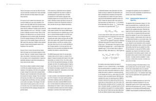 NISAR Science Users’ Handbook NISAR Science Users’ Handbook
There are two types of error that can affect the active
crop area estimates mentioned here: those associated
with the instrument and those related to the region
being observed.
For sources of error related to the instrument, mea-
surement stability and cross-track variability in the
signal to noise ratio (SNR) will be the dominant factors.
Simulations and ALOS-1 observations for India have
shown that the coefficient of variation will be robust for
relative calibration errors up to 1 dB (ALOS-1 is quoted
to have a calibration accuracy of some 10ths of a dB).
Variation in the SNR will occur as a function of the tar-
get brightness and the incidence angle. Normalization
of the RCS standard deviation by the RCS mean will
remove much of this variability. Regions with very low
SNR, close to the noise floor of NISAR, will be removed
through a simple threshold classifier based on the
brightness of the mean RCS.
Sources of error in active crop area that are associ-
ated to the target can be principally assigned to three
sources. These are: 1) weather induced changes to the
radar cross section, 2) disturbance events mistaken
for crop regions, and 3) misclassification of regions as
potentially belonging to agricultural landscapes (e.g.,
urban areas and open water).
Errors that are related to weather induced changes
in the RCS will manifest themselves as short-term
variations in the trajectory of the RCS as the agricultur-
al region changes from barren land, emergent plants,
full grown crops to harvested land. As the plants above
the soil grow and mature, changes in the soil moisture
will have less of an effect on the overall signature, even
for regions which are left fallow, and hence classified
as non-active crop regions. The changes in the radar
cross-section for barren ground is only on the order
of a few dB or less, much smaller when compared to
the many dB that the RCS undergoes throughout the
growing season.
Errors induced by a disturbance event as opposed
to actively managed land may result in a degree of
misclassification for agricultural area. This effect
is expected to be small however, especially when
comparing regions from one year to the next. For this
reason, estimates of active agricultural crop area are
not planned to meet the full requirement accuracy of
80% until after the first year of NISAR observations.
Lastly, misclassified regions such as open water and
urban regions included in the mask for NISAR assess-
ment of agricultural area are a potential source of error.
Use of a simple threshold classifier on the RCS mean
however has shown to be an effective method for
removing open water regions and those with low SNR;
while urban regions with a bright RCS and proportion-
ally small variation in the RCS as a function of time,
have been shown thus far to be correctly identified by
the CV-based classifier of crop area used here, and
appear to be more successful and detailed than those
classifiers that depend on optical data alone.
The NISAR measurement metric for crop area deter-
mination relies on the CV, which is a measure of the
degree of change (normalized with respect to the mean
backscatter) as a function of time. This metric makes
use of the fact that agricultural landscapes are heavily
managed, and hence, the scattering physics of agricul-
tural crops change more than other landcover types. A
full treatment and analysis using the CV for crop crea
determination using ALOS-1 observations can be found
in Whelen and Siqueira (2018).
In order to provide a more theoretical foundation for the
use of the CV based on the target scattering physics,
a theoretical scattering model was developed and
described in the above-mentioned NISAR memoran-
dum; one that includes the scattering model and an
observational error model, in order to show the separa-
tion between simulated natural and actively managed
landscapes. A summary of this model is given here.
88
A relationship between radar observation and classi-
fication accuracy is needed for the observations and
those components that contribute to the target RCS.
The observational error model is the same model as
used by the forest disturbance algorithm (Cartus et al.,
2018). It relates the observed radar cross-section for
each polarization pq, written here as o
obs
for simplicity,
to the observation error sources, o
obs-error
and the radar
cross-section of an agricultural field, o
field
is
6.5-1
It can be shown that the radar cross-section of the field
can be broken down into components of the return from
the ground, oground
,volume, ovol
, and double-bounce,
odb
, returns from the vegetation components. Additional
parameters that govern the model are the fractional
canopy cover, , the attenuation of the signal as it pass-
es through the vegetation layer, , and the height of the
vegetation layer, h. The net model, which is based on
(Dobson and Ulaby, 1986; Askne et al., 1997) is given as
6.5-2
By creating a time series model for the inputs of
equation 6.5-2 (e.g., in terms of how , h, are changing
over the growing season) it is possible to create a time
series for the radar cross-section observed for a field. A
similar time series is created for a landcover type that
is not changing over time (e.g., given values for the RCS
of ground, volume and double-bounce). With these two
simulated time series, the observing period of NISAR is
included to determine the season during which the two
target types are being observed, and a time series of NI-
SAR observations simulated and the CV computed. Once
done, a threshold classifier is employed based on the CV
and a hypothesis test applied to the resulting classifica-
tion. Given that the CV pdfs have thus been determined
for the two different landcover types (managed versus
unmanaged) the hypothesis test and probabilities of
correct and incorrect classification are determined as a
function of the choice of threshold.
6.5.2 Implementation Approach for
Algorithm
The algorithm flow is presented in Figure 6-10. Time
series are assembled every 3 months after the first
year of data collection, and from that, the CV is com-
puted for each available polarization. Minimally, this
would be HH and HV polarized fields; however, in the
U.S. and in India, it is expected that fully polarimetric
data will be available. For each of the computed coef-
ficients of variation, a determination will be made via a
pre-determined threshold, on a per hectare basis, if the
CV indicates that the area is actively being managed
or not. Results for each polarization will be compared
with the other polarization results, as well as combined
with ancillary data that may be available from ESA’s
CCI (esa-landcover-cci.org) and the SRTM (or better)
topographic map. Based on the limited set of inputs,
and comparison to the previous quarter’s results, a de-
termination will be made for which of the four classes
that each 1-ha region should be classified: 1) active
crop area, 2) newly active crop area, 3) inactive crop
area, and 4) not crop.
The observing strategy for the determination of crop
area is broken down into two time periods: 1) during
the first year of observations, there is no planned
delivery of crop area determination from NISAR, and 2)
during successive years, a 1 ha-resolution raster image
of the crop area classification will be generated every
three months.
The first year of NISAR observations are used for the
determination of baseline thresholds for crop area
classification based on the CV metric determined for
both HH and HV polarizations (CVHH
and CVHV
), computed
separately for the ascending and descending passes
of NISAR. These thresholds are determined through the
σfield
! = σground
! 1−η 1− e−ah
( )
⎡
⎣
⎤
⎦ +
σvol
! η 1− e−ah
( )
⎡
⎣
⎤
⎦ +σdb
!ηhe−ah
σobs
! = σobs-error
! +σfield
!
89
 