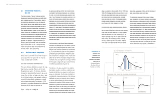 NISAR Science Users’ Handbook NISAR Science Users’ Handbook
ology as a plastic or viscous-plastic (Hibler, 1979; Coon,
1980). The rheology describes a viscous flow of an ice
field, with plastic deformation once ice concentration
and internal ice forces exceed a certain threshold,
driven by winds and currents. Contemporary models
include coupled atmosphere-ice-ocean conditions
(e.g., Zhang et al., 2000; Holland et al., 2006).
ICE MOTION AND OBSERVATIONAL BASIS
Sea ice moves in response to wind and ocean currents.
Large-scale circulation of sea ice (Figure 6-15) deter-
mines the advective part of the ice balance (i.e., the
regional exchange of sea ice and export to lower-lat-
itude oceans). This knowledge provides a velocity
boundary condition on the ocean surface, while the
small-scale motion describes the interaction of indi-
100 101
Illustration of the
contribution of the
different terms and
processes in the equation
above to the ice
thickness distribution.
After Haas (2010) and
Thorndike et al. (1975).
SEA ICE THICKNESS DISTRIBUTION
PROCESSES THAT ALTER THE THICKNESS DISTRIBUTION
THERMODYNAMICS DIVERGENCE DEFORMATION
Mode
g(h)
h + dh
h
f(h) g div n f (h) n
h h h
Mean
F I G U R E 6 - 1 4
6.7 CRYOSPHERE PRODUCTS –
SEA ICE
The basic concepts of sea ice motion are position,
displacement, and velocity. Displacement is the differ-
ence in position over time of an ice feature. Velocity
is derived from displacement during the measured
time interval. Sea ice moves with the general ocean
circulation forced by winds and currents but also at
the smaller scales of individual floes, aggregates of
floes, and the formation of leads (or open water). Ice
motion controls the abundance of thin ice and surface
exchange processes including heat flux between the
ocean and atmosphere and ice production. Sea ice is
materially considered to be a brittle solid with some
plasticity and its motion is spatially discontinuous
forced by winds and currents, which results in both
lead formation where new ice is formed and defor-
mation that produces ridges and complex motions
including rotation, shear, and vorticity.
6.7.1 Theoretical Basis of Algorithm
In this section, we describe a fundamental concept of
sea ice parameters that explains the role of sea ice
motion and deformation from SAR.
SEA ICE THICKNESS DISTRIBUTION
The sea ice thickness distribution is probably the single
most important parameter of sea ice and its role in
the global climate system. The thickness distribution
includes both dynamic and thermodynamic sea ice pro-
cesses. Over both small and large scales, several types
of sea ice may be present as an aggregate containing
a range of thickness due to varying stages of growth
and mechanical deformation. Thorndike et al. (1975)
conceived of the temporal development of ice thickness
distribution, dg/ dt, which can be written as:
dg/ dt = -d (fg) / dh + div (vg) + F
As summarized by Haas (2010), the three terms that
contribute to the thickness distribution are as follows:
f(h, x, t) = dh/dt is the thermodynamic growth or melt
rate of ice of thickness h at a location x and time t, v is
the ice drift velocity vector, and Fis the so-called re-
distribution function. In general, the thinner and thicker
components of the thickness distribution arise from
dynamics and the median values from thermodynamics
(Figure 6-14, upper panel). Thermodynamic growth is
faster for thin ice than thick due to steeper temperature
gradients between the ocean and atmosphere (Figure
6-14 (lower left)). The presence of snow reduces ice
growth and pressure ridges (keels) may exceed a depth
that will lead to melt if the depth extends down into the
warmer ocean layers.
The second term in the equation above represents
divergence and advection due to ice motion, as forced
by winds and currents. Away from the coast or at the
margins of the central ice pack itself, ice will drift free-
ly, and drift direction and speed are closely related to
geostrophic wind (outlined below). Divergence gener-
ates cracks, leads, or polynyas, all areas of open water
where new ice will form. Divergence changes the sea
ice fraction of an area or grid cell, removing ice of finite
thickness and causing a delta signal at zero thickness
in the thickness distribution (Figure 6-14).
The last term in the above equation is the redistribu-
tion function describing how thin ice is deformed and
transformed into thicker ice classes from both conver-
gence and deformation. It is the most critical term to
understand the temporal development of the thickness
distribution and also most unknown, since it depends
on fracture mechanics and other factors including
small-scale ice properties, friction between ice blocks,
snow and ice interfaces and deformation energy and
length scales. Thinner ice will deform more readily than
thicker ice (Figure 6-14 (lower right)). Within the redis-
tribution term, ice strength and rheology are of great
importance. Models were derived that consider ice rhe-
vidual floes, aggregation of floes, and the formation of
leads (areas of open water) and ridges.
The mechanical response of the ice cover to large-
scale atmospheric and oceanic forcing is concentrated
along fractures up to kilometers in widths, and lengths
that can span thousands of kilometers. Rather than de-
forming continuously throughout the ice cover, sea ice
moves and deforms due to fractures/cracks created by
brittle failure (see Figure 6-15). When openings along
these cracks expose the warm underlying ocean to the
frigid winter atmosphere, heat exchanges are large and
local brine production increases as new ice grows and
seawater freezes. Convergence or closing of pack ice
forces the ice to raft or pile up into pressure ridges and
to be forced down into keels, increasing the ice-ocean
and ice-atmosphere drag. Typically, a distribution of
 