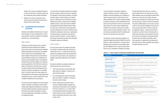 NISAR Science Users’ Handbook NISAR Science Users’ Handbook
between sets of values of quantities indicated by
a measuring instrument or measuring system and
the corresponding values realized by standards.
• Validation: The process of assessing by inde-
pendent means the quality of the data products
derived from the system outputs.
8.2 CALIBRATION AND VALIDATION
ACTIVITIES
Calibration and validation is divided into pre- and post-
launch activities. Pre-launch activities focus on instru-
ment calibration. Post launch calibration and validation
activities focus on the data products.
PRE-LAUNCH
During the pre-launch period, there are a variety of
activities that fall under calibration and validation.
These mainly involve on-ground instrument calibration,
algorithm development and evaluation, and establish-
ing the infrastructure and methodologies for post-
launch validation. Requirements for Cal/Val related to
specific NISAR data products will be identified by the
respective science algorithm teams in their Algorithm
Theoretical Basis Documents (ATBDs). The production
processing algorithms in the ATBDs will be coded and
tested in later phases of the project (prior to launch).
Pre-launch activities will include development of the
calibration procedures and algorithms for the NISAR
radar (L1 products), higher level image products (L2)
(incorporating such characteristics as geocoding and/or
multilooking), and the L3 products (which will be used
to validate the NISAR science requirements).
Pre-launch instrument calibration will include modeling,
analysis, simulations, and laboratory and test-facility
measurements. Algorithm development for all products
will include testbed simulations, laboratory and test-fa-
cility data, field campaigns, exploitation of existing
in-situ and satellite data, and utilization of instrument
and geophysical models.
The science team will identify calibration and validation
sites and resources needed for post-launch calibration.
For calibration of radar specific-parameters, the Project
will either deploy or employ existing corner reflector
arrays, for example the array at Rosamond dry lake on
Edwards Air Force Base, currently used for calibration
of NASA’s airborne L-band radar instrument UAVSAR
(Uninhabited Aerial Vehicle Synthetic Aperture Radar).
For some science requirements, ground instrumenta-
tion will be deployed prior to launch to Cal/Val sites and
verified with contemporary data sources. Contemporary
and historical data sets, especially L-band SAR and
time series data from Sentinel-1, will be compiled for
Cal/Val sites; demonstration products will be developed
for algorithm testing and verification.
POST-LAUNCH
In the post-launch period, the calibration and valida-
tion activities will address directly the measurement
requirements for the L1-L3 data products. Each data
product has quantifiable performance specifications to
be met over the mission lifetime, with calibration and
validation requirements addressed in their respective
ATBDs.
Post-launch calibration and validation activities are
divided into three main parts after launch:
1. Three-month instrument checkout phase, after
which delivery of validated L1 products to the
public archive will begin.
2. Five-month geophysical product Cal/Val phase,
after which delivery of validated L3 products to
the public archive will begin.
3. Periodic Cal/Val performed annually. During
this period, additional algorithm upgrades and
reprocessing of data products can be implement-
ed if found necessary (e.g., as a result of drifts
or anomalies discovered during analysis of the
science products), as well as validation of those
science requirements that require a year’s worth
of data or more.
The main objectives of post-launch calibration/
validation activities are two-fold: 1) Monitoring the
stability of instrument calibration and, 2) Validation of
higher-level data products (L3) with ground truth at
selected validation sites. Instrument calibration stability
is verified by continuing to collect calibration data over
sites used during instrument checkout, using the same
radar modes as in nominal science operations (this
is different from instrument checkout, when multiple
modes are used for various calibrations). Table 8-1 lists
the instrument parameters that will be calibrated post-
launch by the instrument and science team.
The objective of science data product validation is to
validate that global data yielded by NISAR will meet the
project’s L2 science requirements. L3 products will be
generated by the science team at the selected valida-
tion sites. Validation of the L3 science products will be
carried out by a combination of fieldwork and analysis.
For solid Earth deformation, there are a number of
natural validation sites in the world that can be used:
GNSS networked arrays exist throughout western North
America and in other parts of the world, and these
serve as natural validation sites. GNSS sites and arrays
have been used for a number of years for this purpose.
The density of GNSS stations is on the order of one per
10-20 km, which will allow validation of the upper end
of the accuracy length scale. The shorter scales will
be validated by analysis – examining areas known to
be stable over a period of time and comparing the ex-
pected noise performance to that measured. Since the
errors tend to be dominated by environmental effects
like water vapor and surface decorrelation, what is
most important is to validate that the contributions of
instrument noise are within acceptable values allowing
the overall accuracies to be met.
Use undisturbed Amazon rainforest to compare residual bright-
ness variations relative to ideal
Measure 3-dB resolution, ISLR, PLSR of corner reflector arrays
Use a radar-opaque fence to measure total MNR plus thermal
noise
Use sniffer pulses to measure thermal noise levels
Compare range measurement on surveyed corner reflectors
Cross-correlate data between polarimetric channels to
measure channel misregistration
Compare along-track position measurement on surveyed
corner reflectors
Use bright homogeneous backscatter region to compare
measured Doppler centroid to expected Doppler centroid and
measure angle biases
Use combination of polarization targets and distributed targets
to estimate polarimetric calibration
TABLE 8-1. POST-LAUNCH CALIBRATION PARAMETERS AND METHODS
Antenna Pattern and
Beamforming
Impulse Response
Multiplicative Noise
Characterization
Thermal Noise
Characterization
Common Time Delay
Differential Time Delay
Time Tag
Pointing Angle Biases
Polarimetric Balance
Parameters		 Methods
116 117
 