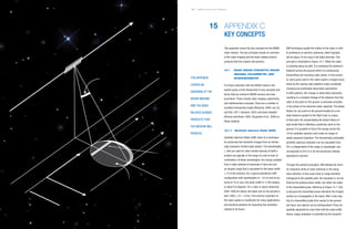 NISAR Science Users’ Handbook NISAR Science Users’ Handbook
APPENDIX C
KEY CONCEPTS
15
This appendix covers the key concepts for the NISAR
radar mission. The key concepts include an overview
of the radar imaging and the basic related science
products that the mission will produce.
15.1 BASIC RADAR CONCEPTS: RADAR
IMAGING, POLARIMETRY, AND
INTERFEROMETRY
For those unfamiliar with the NISAR mission, this
section gives a brief introduction to key concepts and
terms that are central to NISAR science and mea-
surements. These include radar imaging, polarimetry,
and interferometry concepts. There are a number of
excellent introductory books (Richards, 2009; van Zyl
and Kim, 2011; Hanssen, 2001) and book chapters
(Simons and Rosen, 2007; Burgmann et al., 2000) on
these subjects.
15.1.1 Synthetic Aperture Radar (SAR)
Synthetic Aperture Radar (SAR) refers to a technique
for producing fine resolution images from an intrinsi-
cally resolution-limited radar system. The wavelengths,
, that are used for radar remote sensing of Earth’s
surface are typically in the range of a few to tens of
centimeters. At these wavelengths, the energy radiated
from a radar antenna of dimension D fans out over
an angular range that is equivalent to the beam width
D of the antenna. For a typical spaceborne SAR
configuration with wavelengths of ~10 cm and an an-
tenna of 10 m size, this beam width is 1/100 radians,
or about 0.6 degrees. For a radar in space observing
Earth 1000 km below, the beam size on the ground is
then 1000 D = 10 km. This intrinsic resolution of
the radar system is insufficient for many applications,
and practical solutions for improving the resolution
needed to be found.
SAR techniques exploit the motion of the radar in orbit
to synthesize an aperture (antenna), which typically
will be about 10-km long in the flight direction. This
principle is illustrated in Figure 15-1. While the radar
is traveling along its path, it is sweeping the antenna’s
footprint across the ground while it is continuously
transmitting and receiving radar pulses. In this scenar-
io, every given point in the radar swath is imaged many
times by the moving radar platform under constantly
changing yet predictable observation geometries.
In SAR systems, this change in observation geometry,
resulting in a constant change of the distance from the
radar to the point on the ground, is precisely encoded
in the phase of the observed radar response. The phase
history for any point on the ground located at a con-
stant distance parallel to the flight track is unique
to that point. By compensating the phase history of
each pulse that is affecting a particular point on the
ground, it is possible to focus the energy across the
10 km synthetic aperture and create an image of
vastly improved resolution. The theoretically achievable
synthetic aperture resolution can be calculated from
D/2, is independent of the range or wavelength, and
corresponds to D/2=5 m for the previously outlined
spaceborne scenario.
Through the outlined principles, SAR defeats the intrin-
sic resolution limits of radar antennas in the along-
track direction. In the cross-track or range direction,
orthogonal to the satellite path, the resolution is not de-
fined by the antenna beam width, but rather the width
of the transmitted pulse. Referring to Figure 15-1, this
is because the transmitted pulse intersects the imaged
surface as it propagates in the beam. After a two-way
trip of a transmitted pulse from sensor to the ground
and back, two objects can be distinguished if they are
spatially separated by more than half the pulse width.
Hence, range resolution is controlled by the transmit-
151
THIS APPENDIX
COVERS AN
OVERVIEW OF THE
RADAR IMAGING
AND THE BASIC
RELATED SCIENCE
PRODUCTS THAT
THE MISSION WILL
PRODUCE.
 