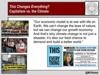 #PeoplesClimate vs. #PeoplesEnergy? 
Energy Access and Decarbonization 
Shanghai 1990 v 2010 Dubai 1990 v 2007 
http://web...