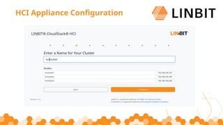 21
HCI Appliance Configuration
 