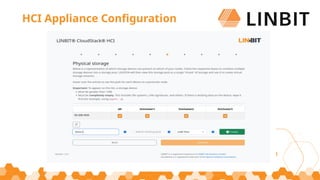 24
HCI Appliance Configuration
 