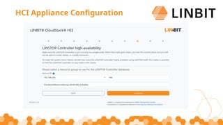 26
HCI Appliance Configuration
 