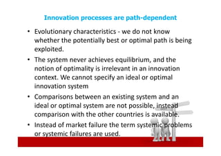 National Innovation Systems & Institutions Slide 16