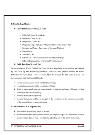 A Comprehensive Project report on Indian Advertising Industry | PDF