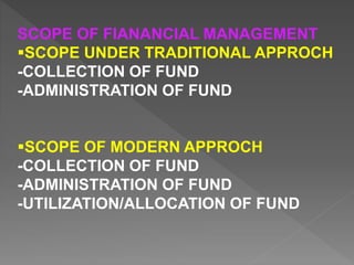 introduction of financial management | PPTX