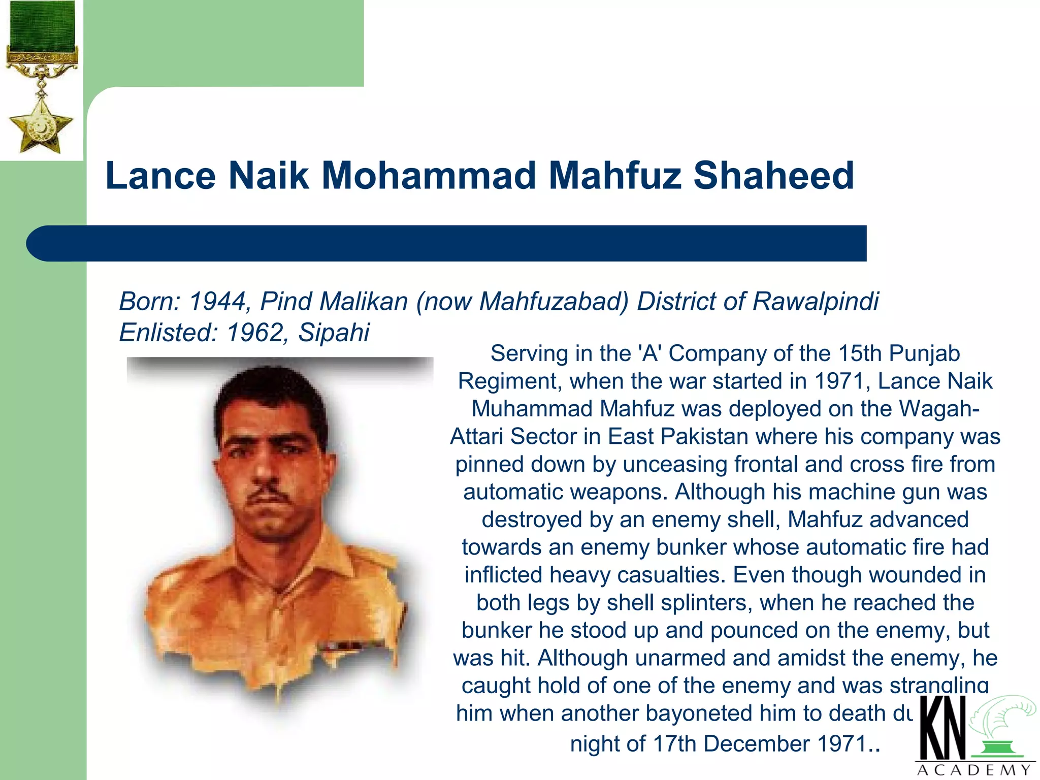 Nishan e-haider | PPT
