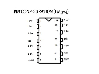PIN CONFIGURATION (LM 324)
 