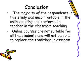 Elearning Comclusion e-learning | PPT