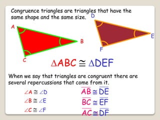 Triangles and Types of triangles&Congruent Triangles (Congruency Rule)