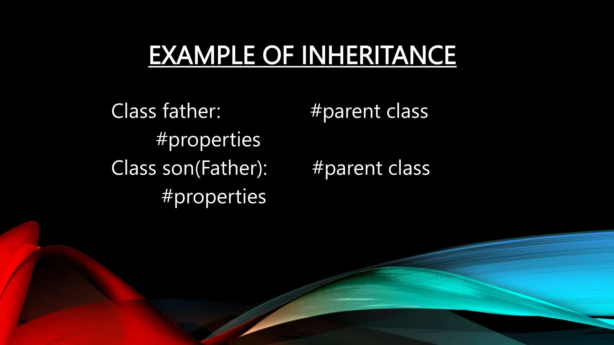 INHERITANCE ppt of python.pptx & PYTHON INHERITANCE PPT | PPT