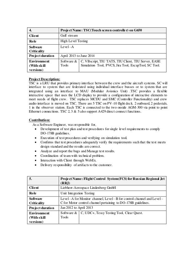 Do 178b resume