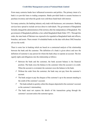 Report on Credit risk management | PDF
