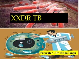 XXDR-TBXXDR TB
Presenter -Dr. Nisha Singh
 