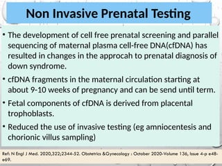 Cfdna Testing Comprehensive Management and Future Prospects of Down Syndrome | PPT