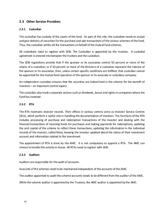 mutual fund accounting