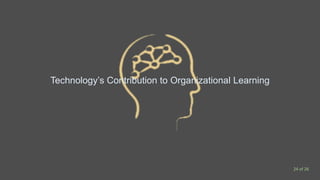Technology’s Contribution to Organizational Learning
24 of 26
 