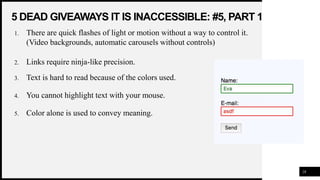 Caffrey Hill Selecting Accessible And Usable Interfaces