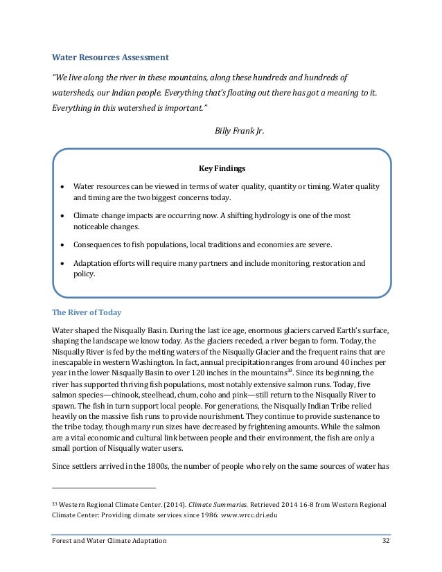 Nisqually Forest And Water Climate Adaptation