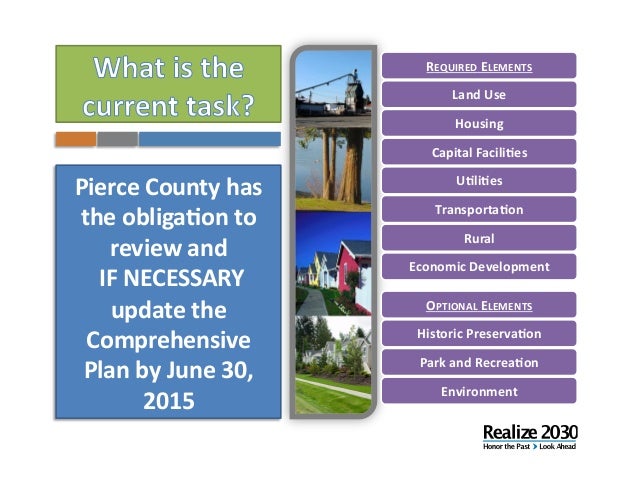 Pierce County Comprehensive Plan Update