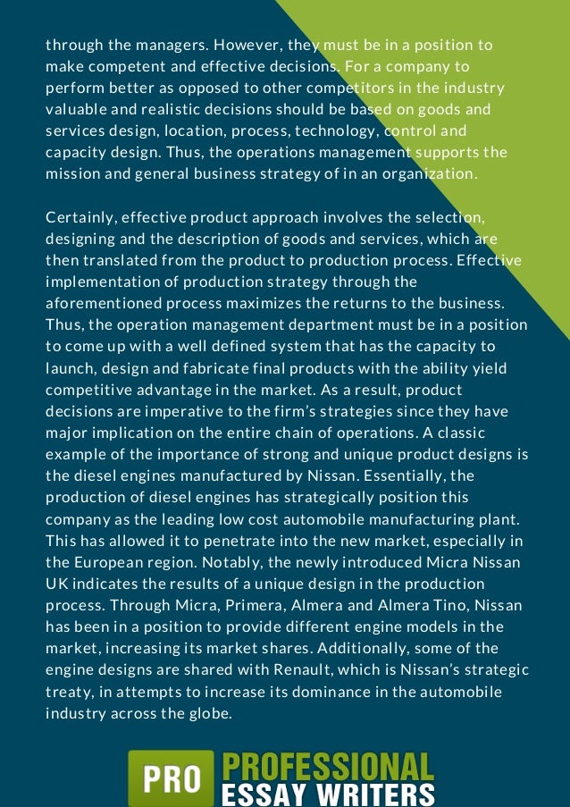 Tqm objectives management process in nissan case study picture