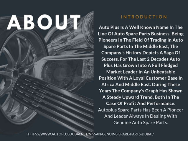 Nissan genuine spare parts | PPT