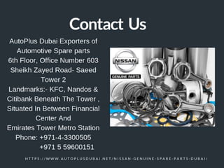 Nissan genuine spare parts | PPT
