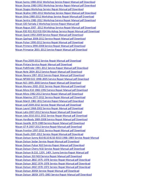 Nissan Qashqai 2012 Wiring Diagram