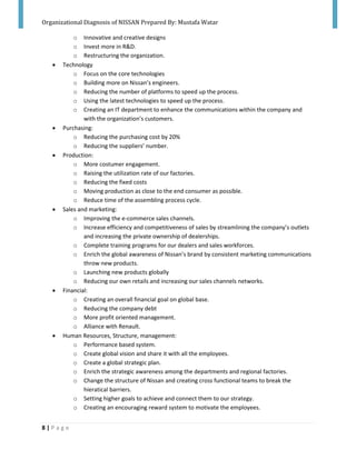 diagnosis organizational