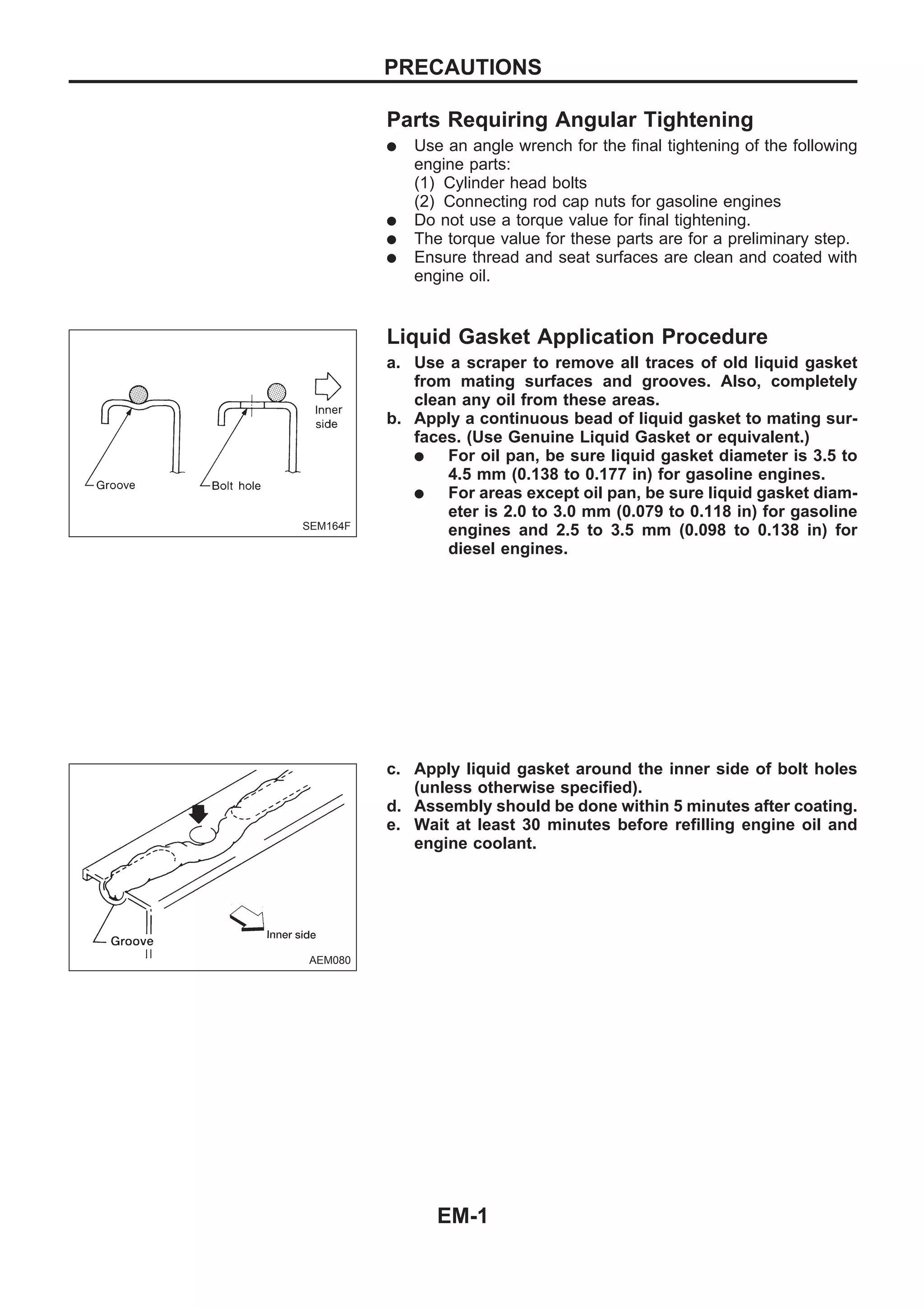 Nissan qd32 engine_service_manual | PDF
