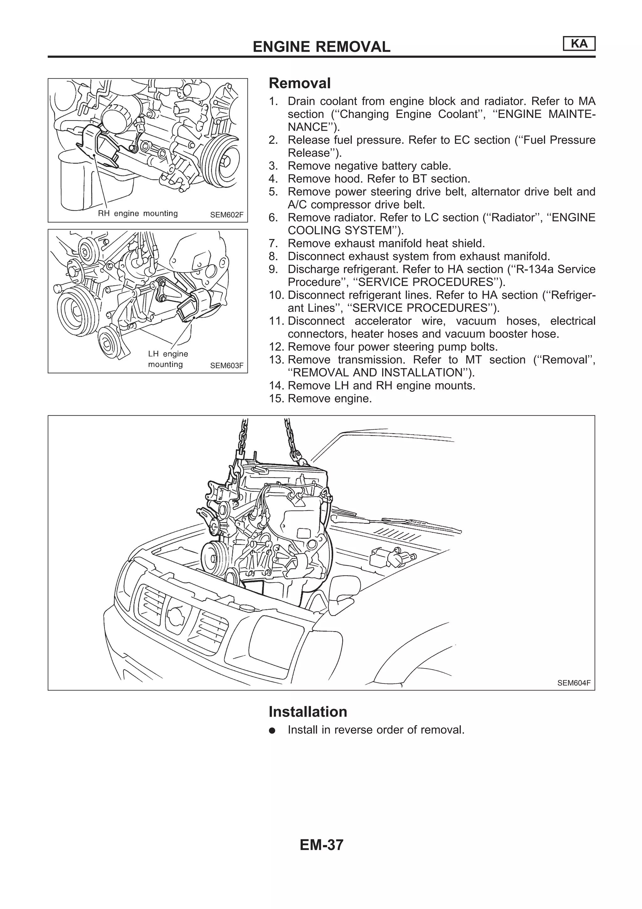 Nissan qd32 engine_service_manual | PDF