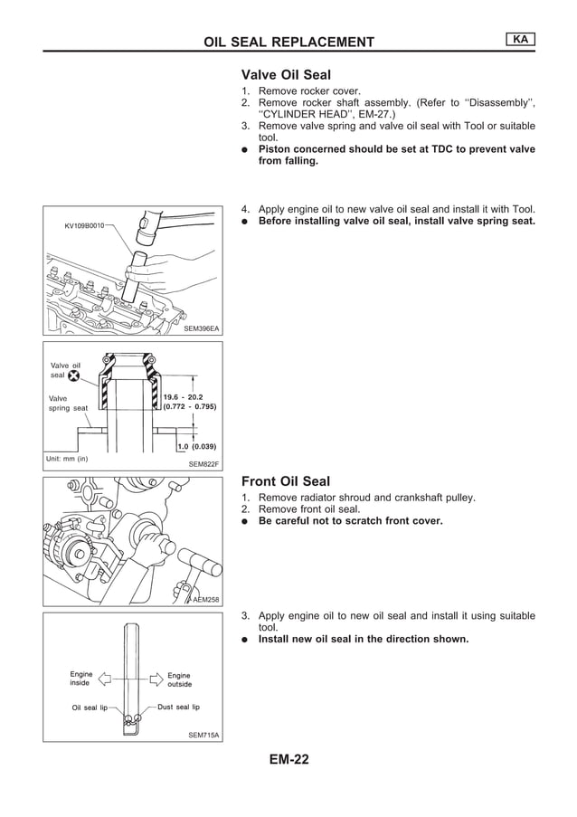 Nissan qd32 engine_service_manual | PDF