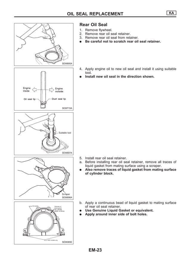 Nissan qd32 engine_service_manual | PDF