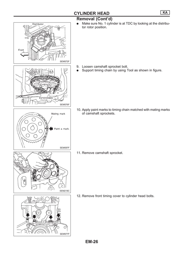 Nissan qd32 engine_service_manual | PDF