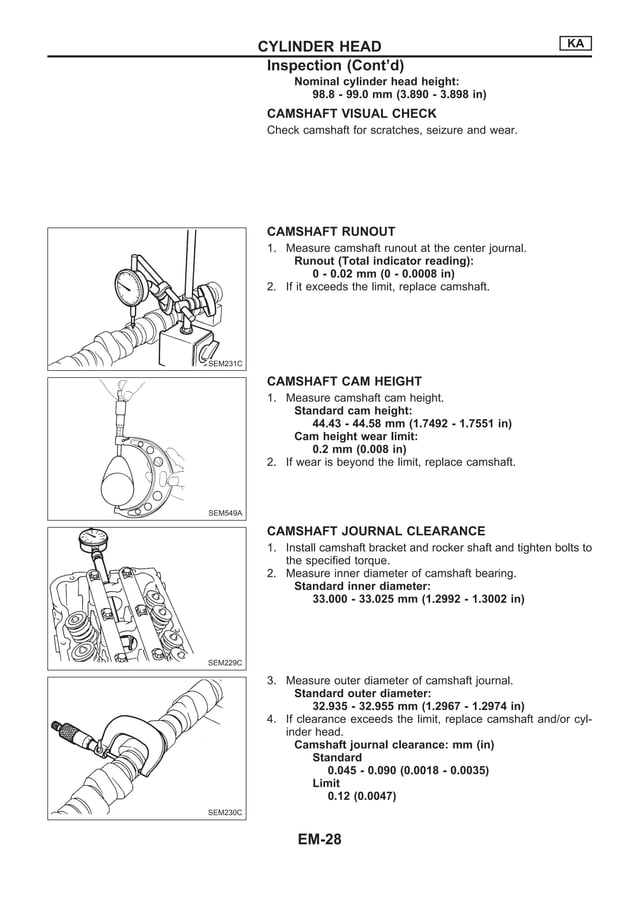 Nissan qd32 engine_service_manual | PDF