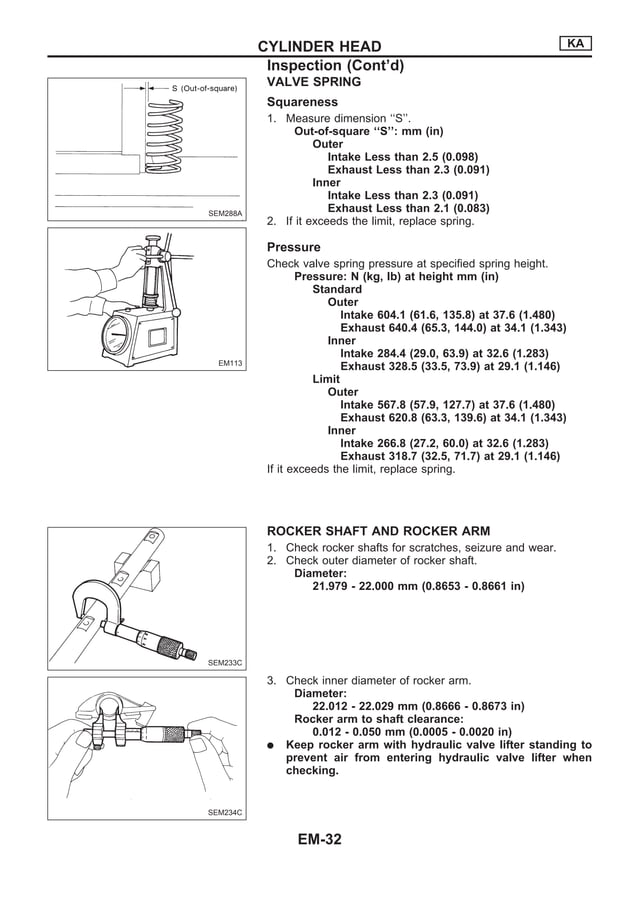 Nissan qd32 engine_service_manual | PDF