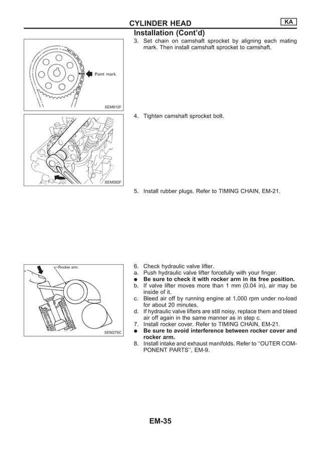 Nissan qd32 engine_service_manual | PDF